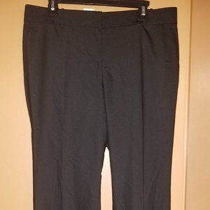 $129 ANN TAYLOR DEVIN BLACK 12 TALL TROUSER LEG